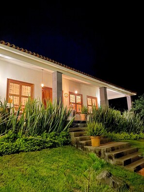 Front of property - evening/night