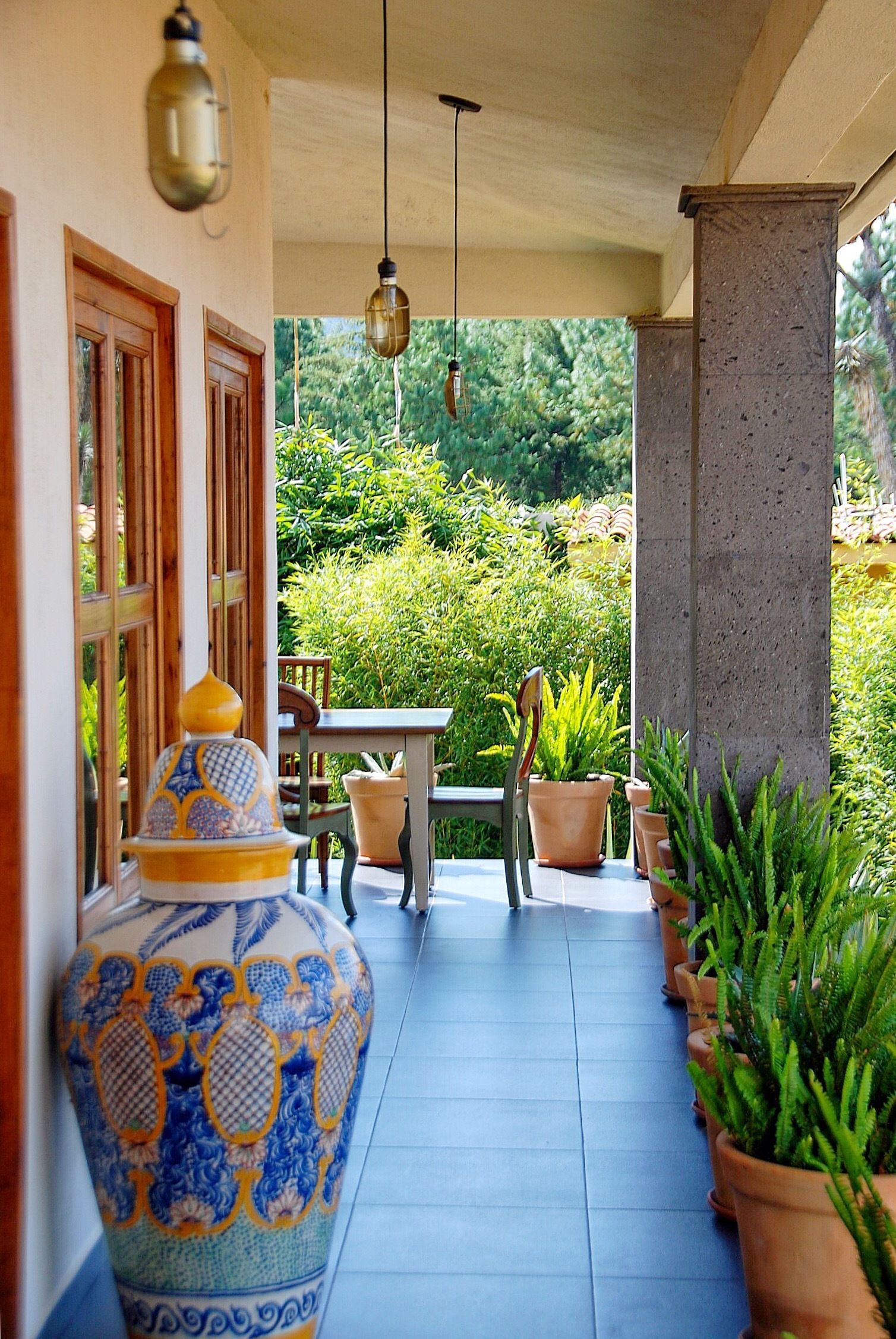 Cabaña familiar, 2 habitaciones, cocina, vista al lago | Terraza o patio