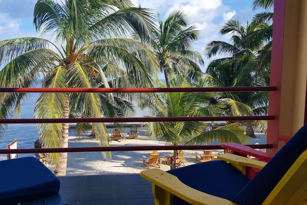 Appart'hôtel Standard, 2 chambres, vue océan, en bord de plage | Vue de la chambre