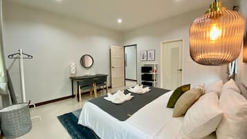 Family Cottage | Peti besi dalam bilik, meja, Wi-fi percuma
