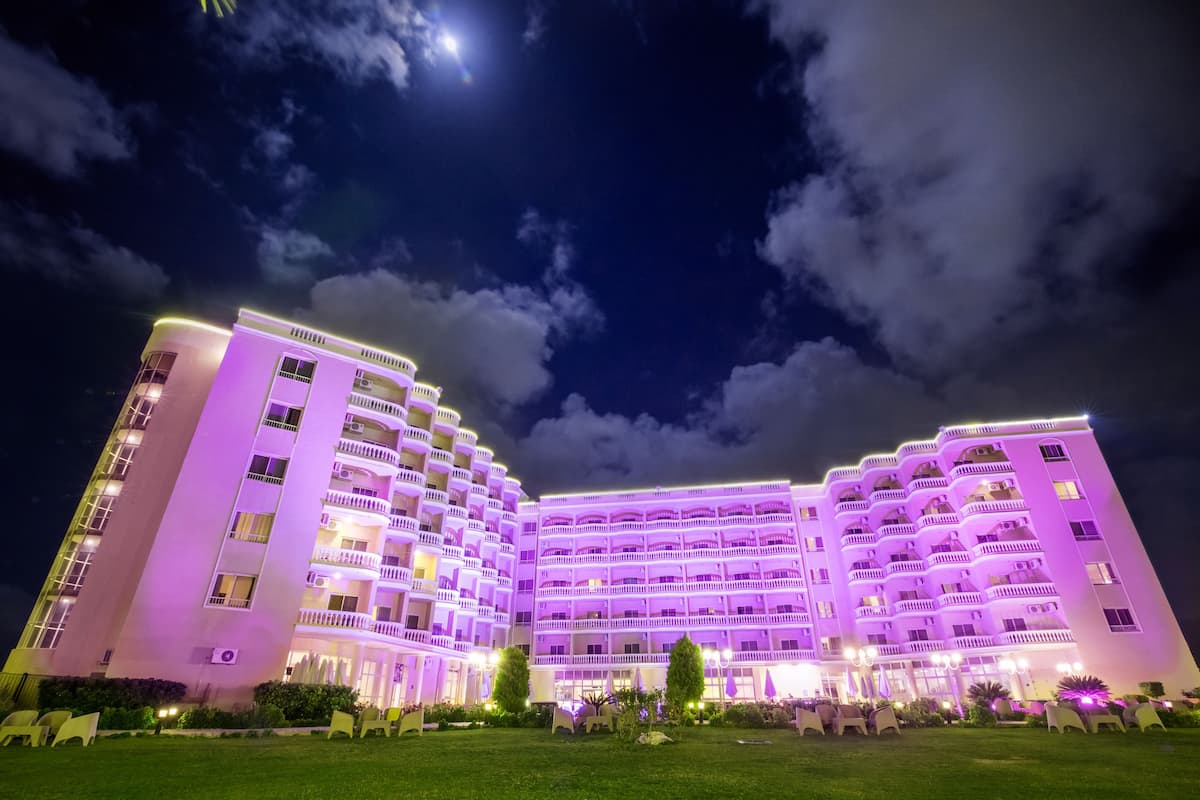 front of property – evening/night