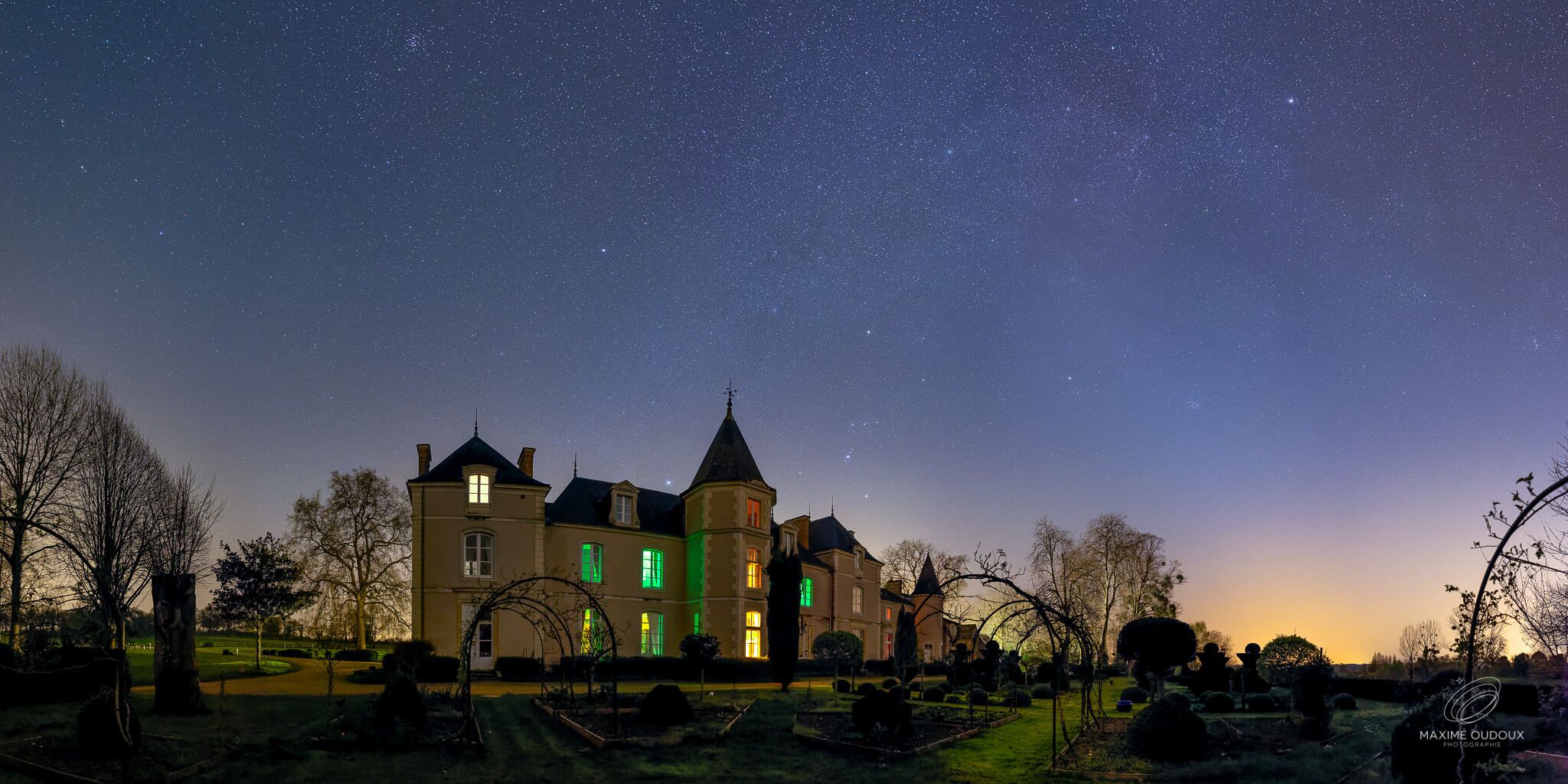 front of property – evening/night