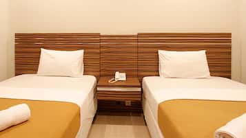 Desk, rollaway beds, free WiFi, bed sheets