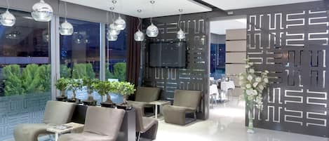 Zona de estar del vestíbulo