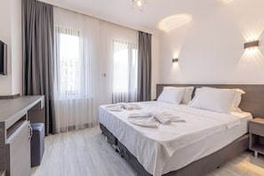 Sábanas de algodón egipcio, ropa de cama de alta calidad y minibar 