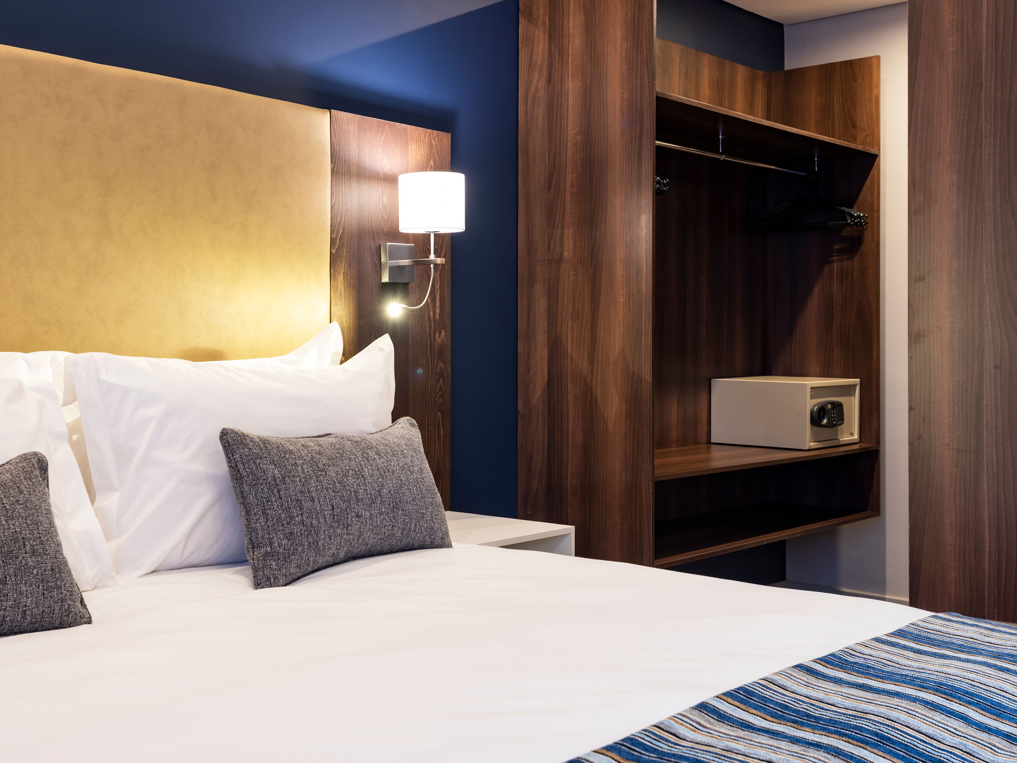 in-room safe, desk, blackout curtains, soundproofing