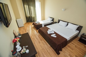 Triple Room | Minibar, desk, soundproofing, iron/ironing board - Hotel Egrisi (Batumi)