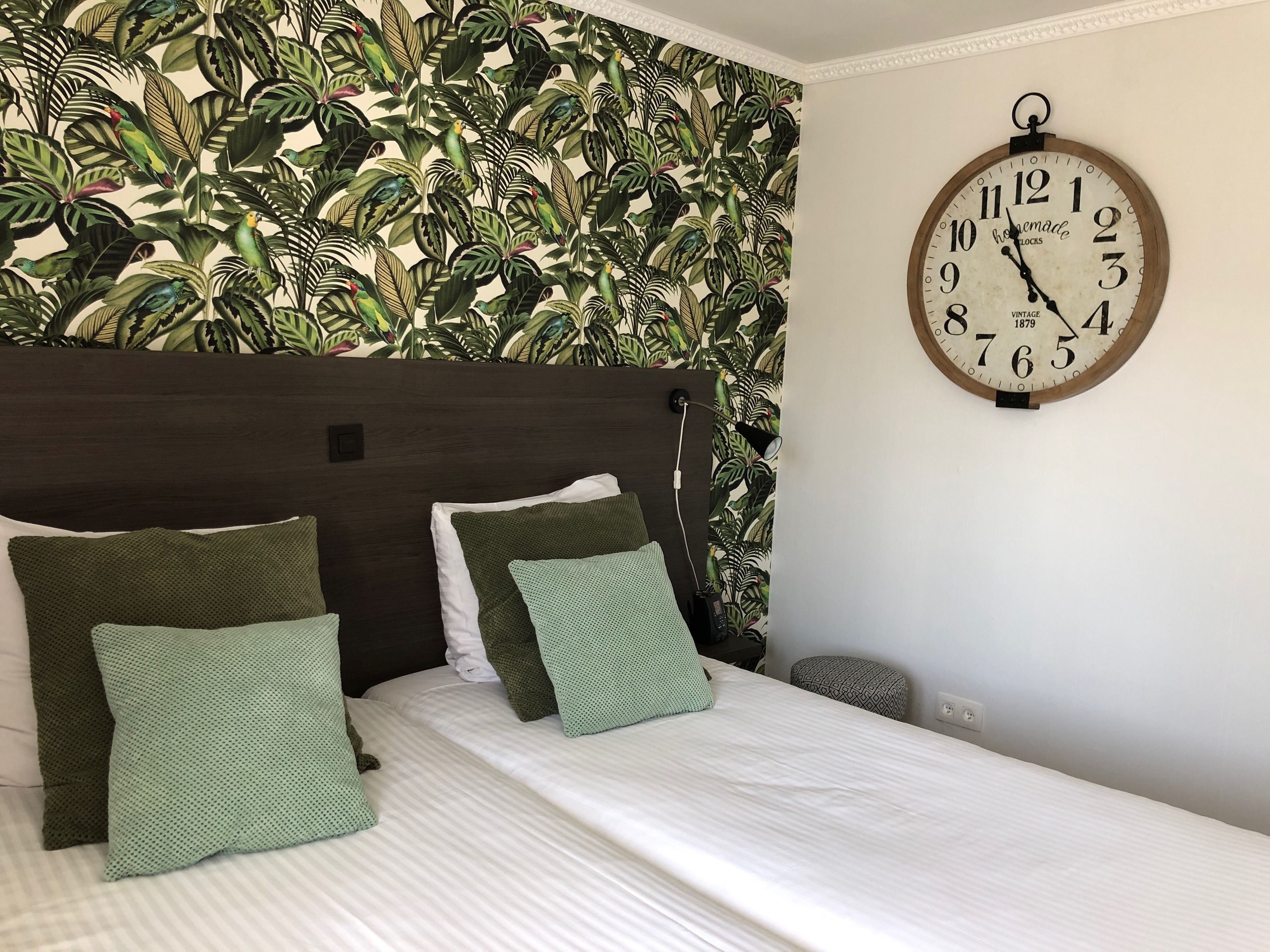 standard twin room | desk, laptop workspace, blackout curtains, iron/ironing board