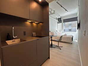 Double Room, Kitchenette (Small) | Free WiFi, bed sheets - CPH Studio Hotel (Copenhagen)