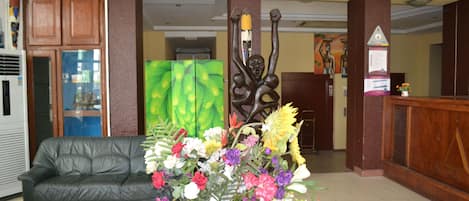 Sala de estar en el lobby