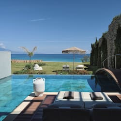 Royal Suite, Private Pool, Sea View | Terrace/patio