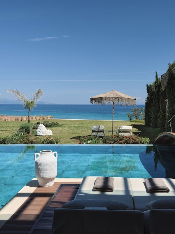 Royal Suite, Private Pool, Sea View | Terrace/patio