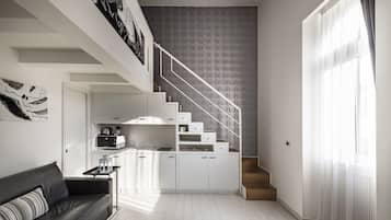 Luxury Apartment (via Angelo Brunetti 24) | Dapur kecil peribadi | Peti sejuk, ketuhar gelombang mikro, dapur, pembancuh kopi espreso