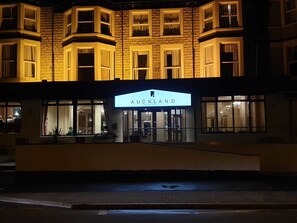 Front of property - evening/night - The Auckland Hotel (Morecambe)