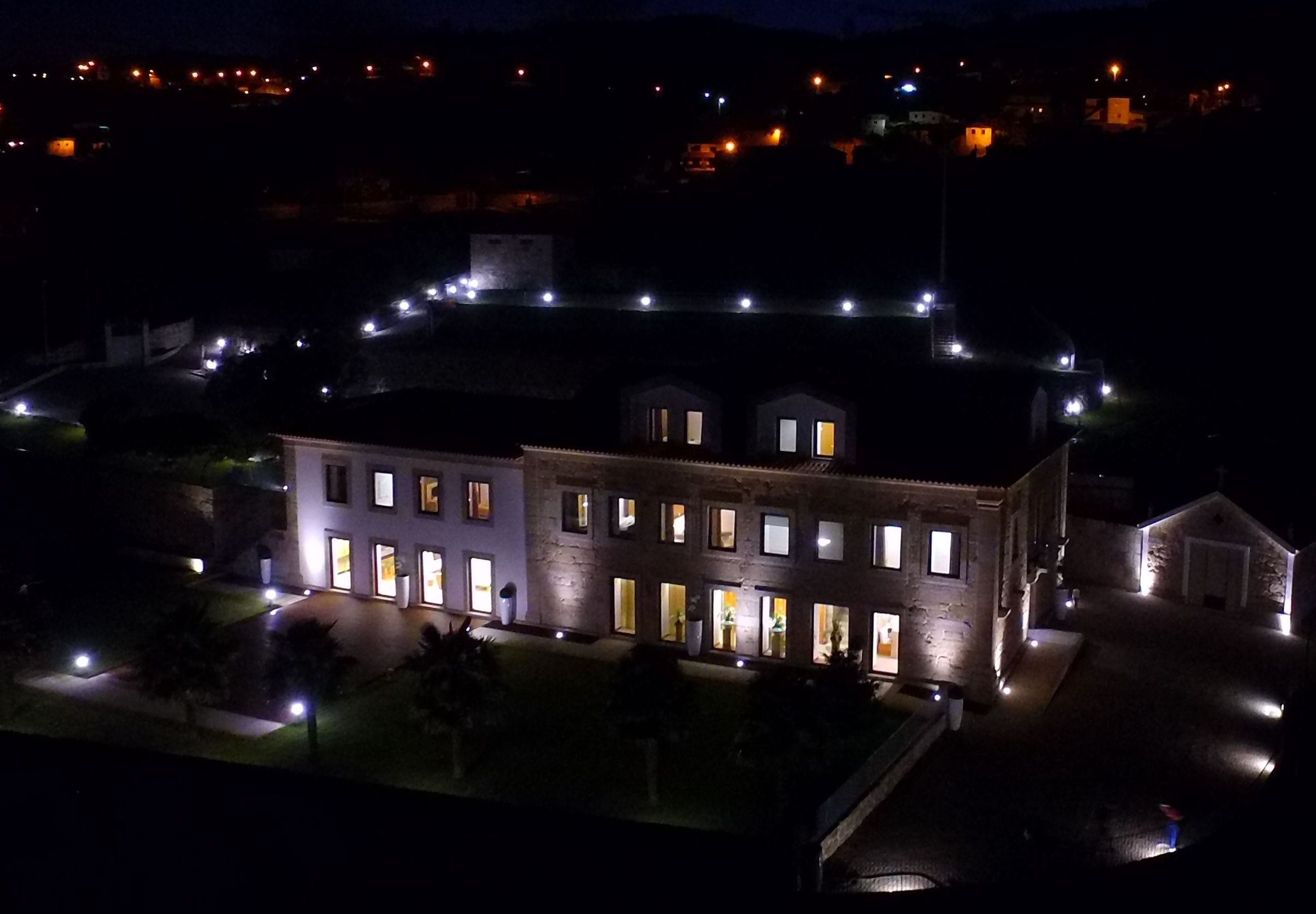 front of property – evening/night