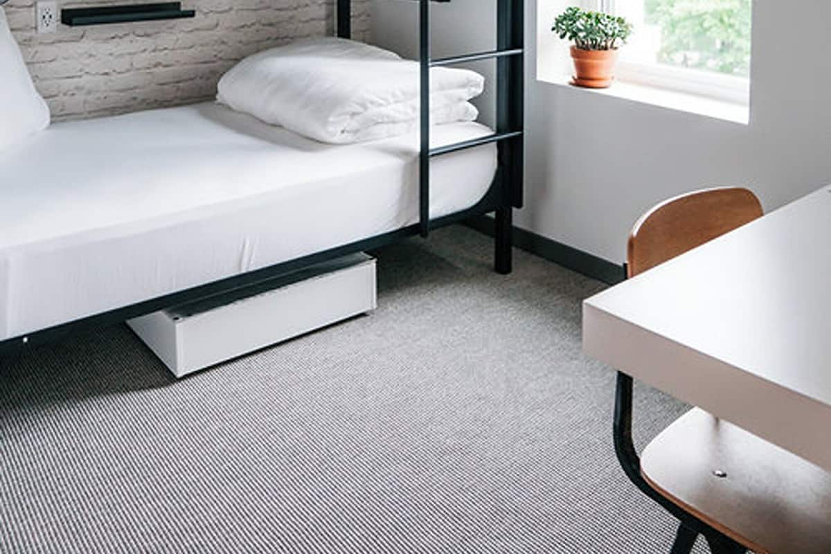 Loft (Bunk) | Premium bedding, in-room safe, desk, laptop workspace