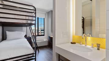 In-room safe, desk, laptop workspace, blackout drapes