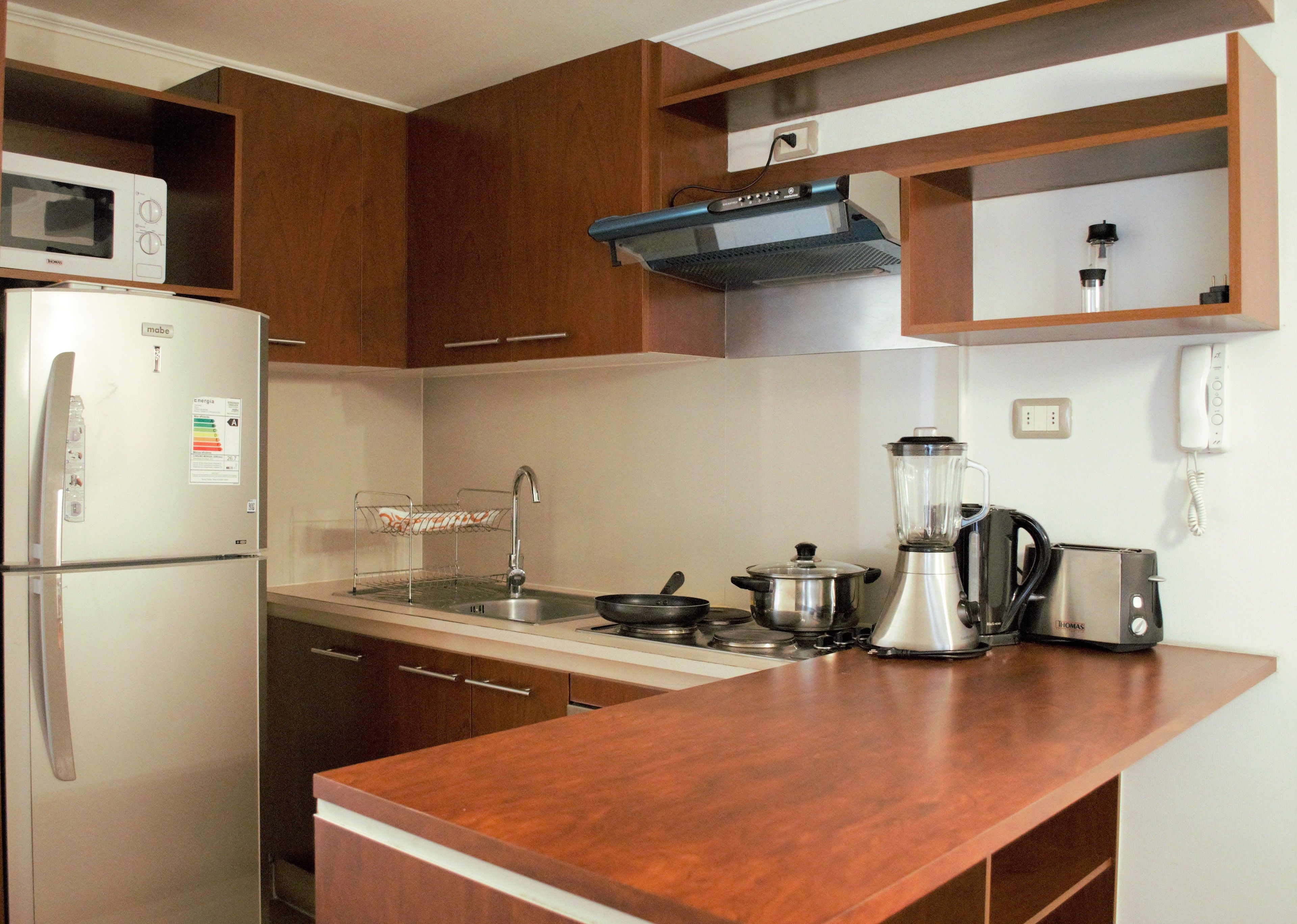 Căn hộ Tiêu chuẩn, 2 phòng ngủ, phù hợp cho người khuyết tật, quang cảnh thành phố | Bếp riêng | Tủ lạnh, lò vi sóng, lò nướng, bếp nấu 