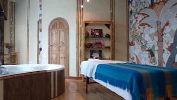 Couples treatment rooms, hot stone massages, deep-tissue massages
