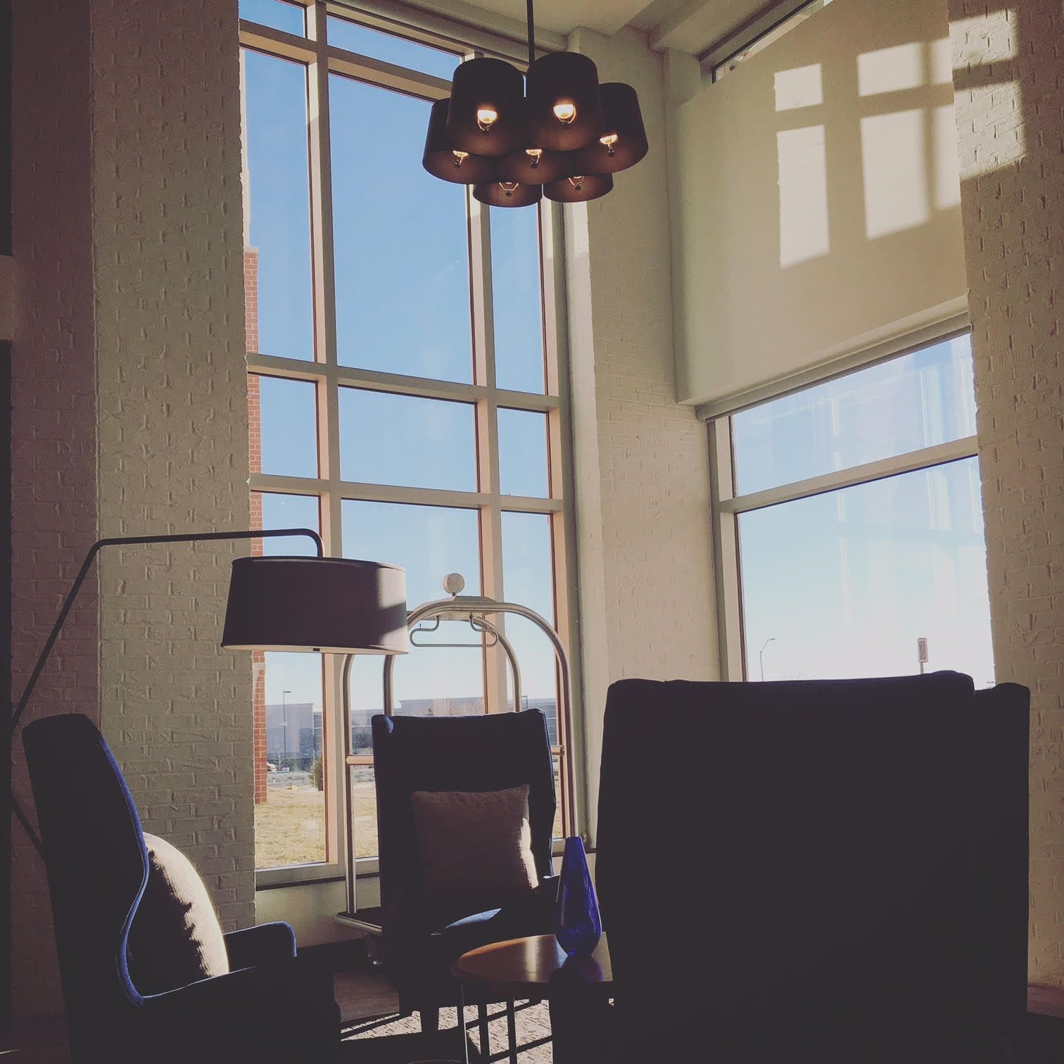 Sala de estar en el lobby