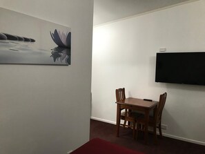 Premium bedding, desk, free WiFi, bed sheets