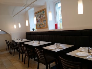 Daily buffet breakfast (EUR 14 per person)