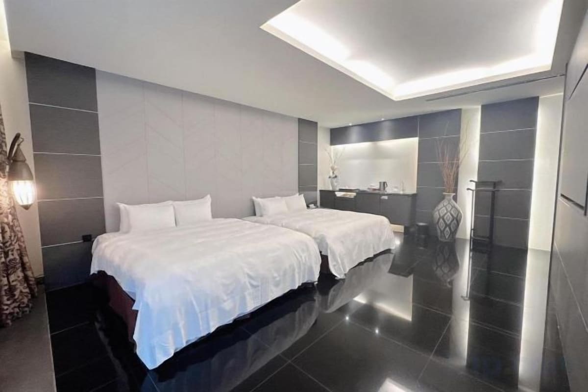 Blackout drapes, soundproofing, WiFi (free), bed sheets