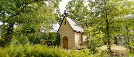 Outdoor wedding area