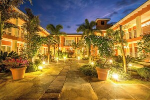 Outdoor wedding area