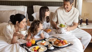 Hypo-allergenic bedding, down duvets, minibar, in-room safe