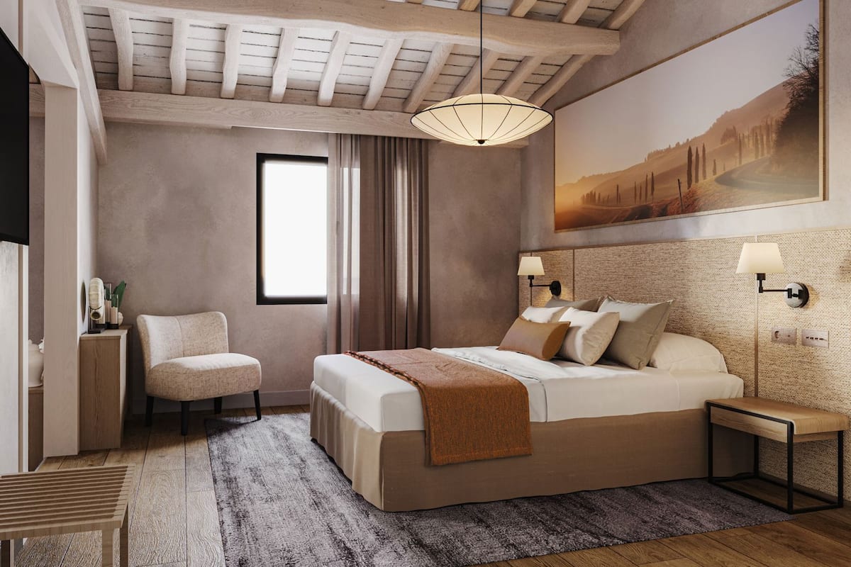 Ropa de cama hipoalergénica, edredón y minibar