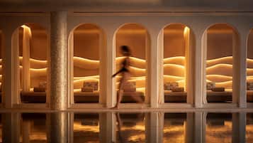 Sauna, soins corporels, massages aux pierres chaudes