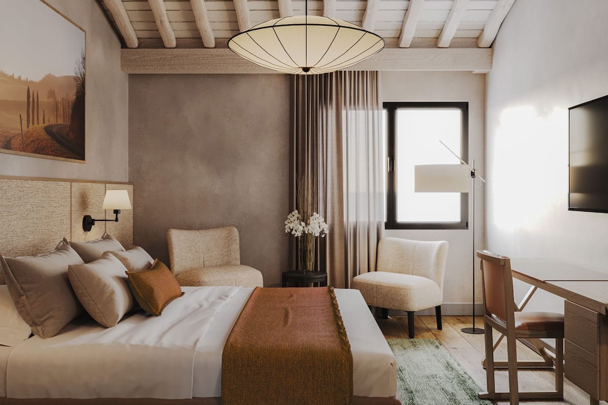 Ropa de cama hipoalergénica, edredón y minibar