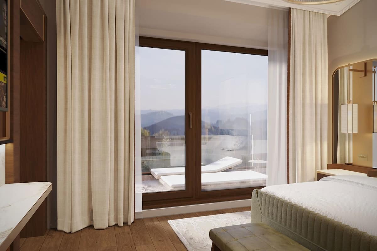 Ropa de cama hipoalergénica, edredón y minibar