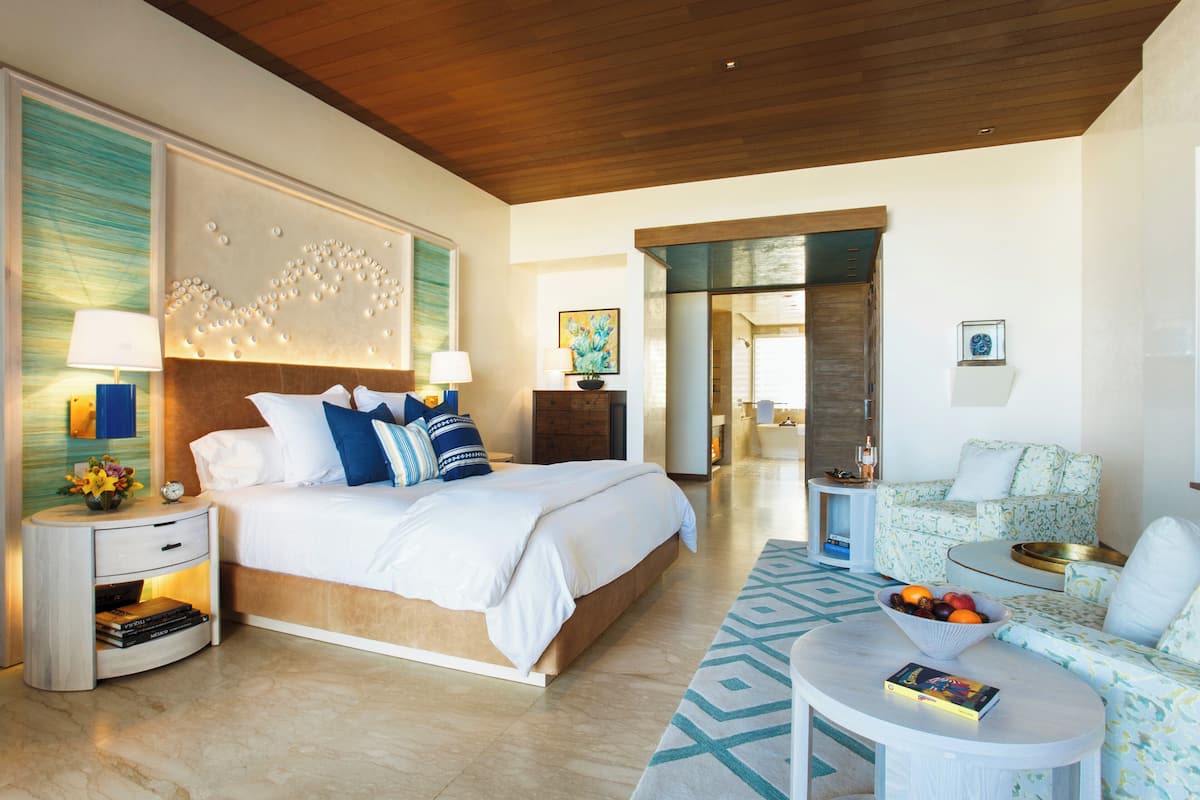 วิลล่า, 2 ห้องนอน, อ่างน้ำร้อน, วิวสวน | เครื่องนอนระดับพรีเมียม, เตียง Tempur-Pedic, มินิบาร์