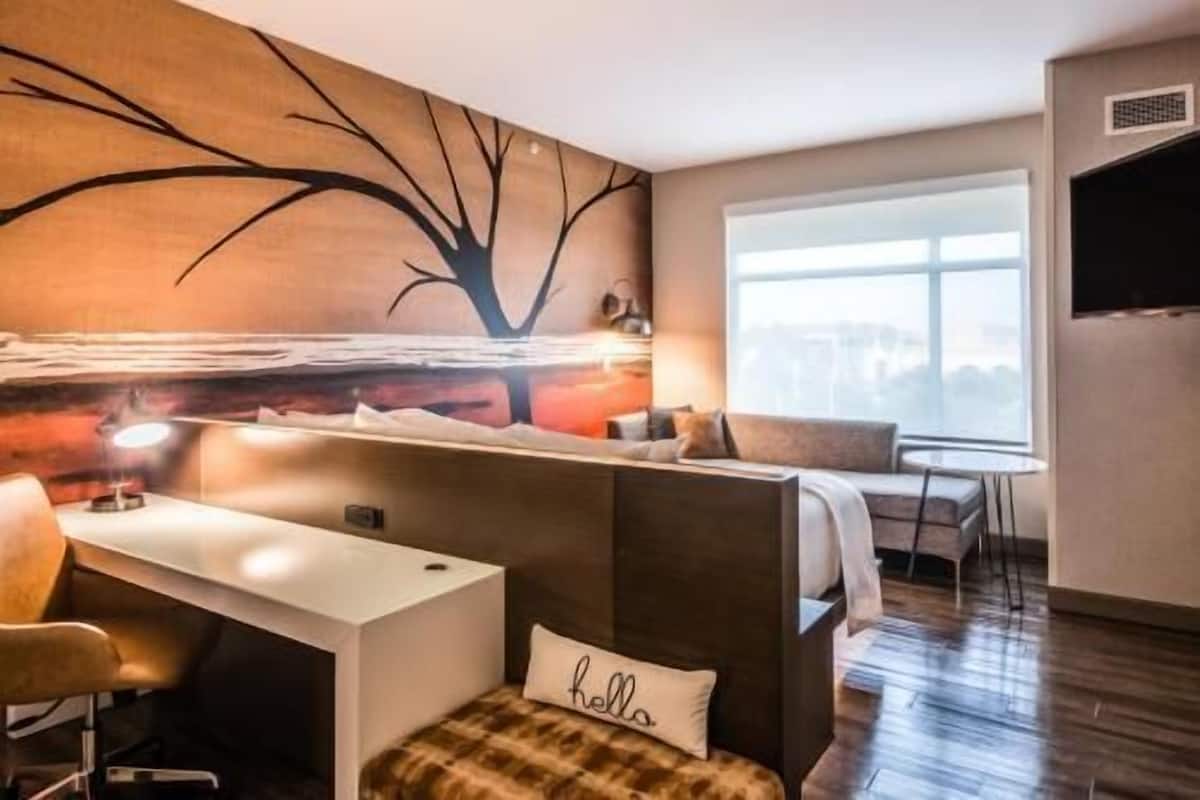 Bureau, rideaux occultants, fer et planche à repasser, Wi-Fi gratuit