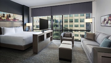 Desk, laptop workspace, iron/ironing board, free cribs/infant beds