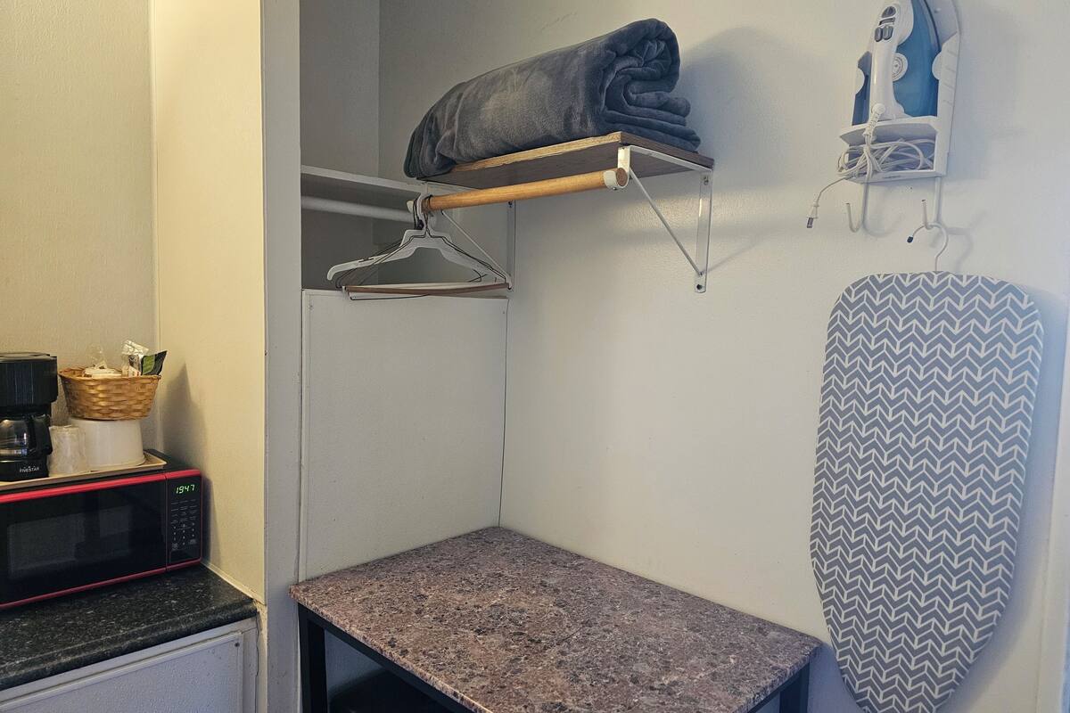 room, 2 queen beds | desk, iron/ironing board, free wifi, bed sheets