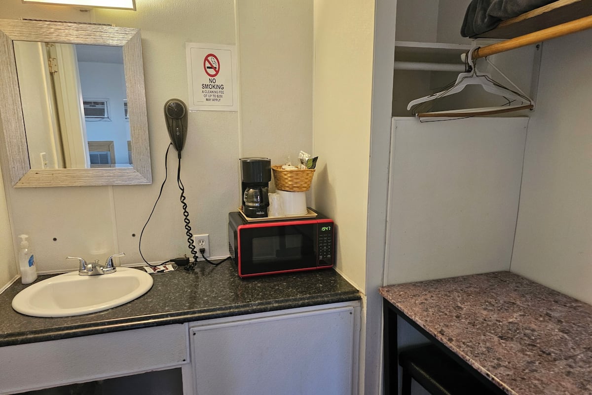 room, 2 queen beds | desk, iron/ironing board, free wifi, bed sheets