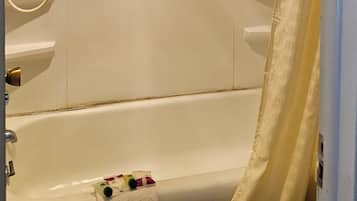 Standard Room | Bathroom | Combined shower/bathtub, deep-soaking bathtub, free toiletries, towels