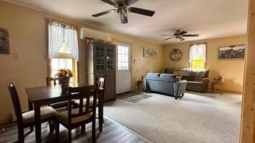 Televisión, chimenea