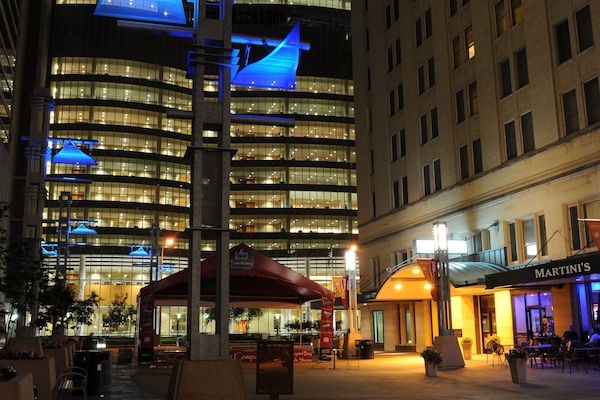 Front of property - evening/night