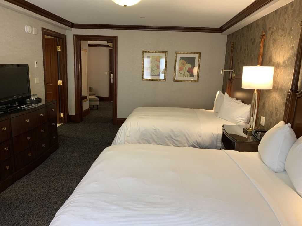 studio, 2 queen beds | premium bedding, down duvets, individually decorated