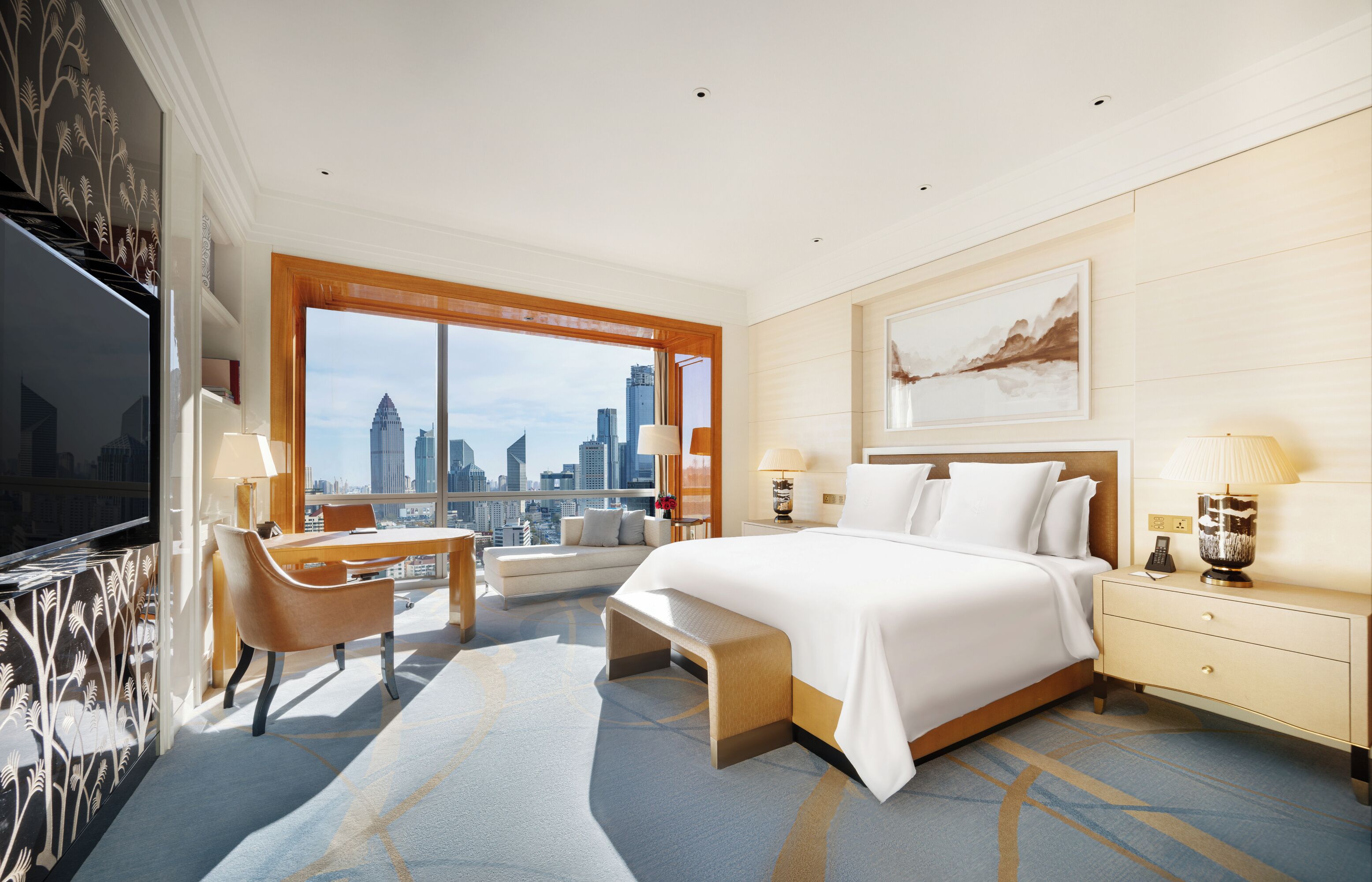 City View Deluxe King Room | Premium bedding, Select Comfort beds, minibar, in-room safe