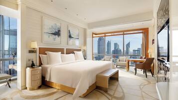 Kamar Premier, 1 Tempat Tidur Queen, Bebas Asap Rokok | Seprai premium, tempat tidur Select Comfort, minibar, dan brankas