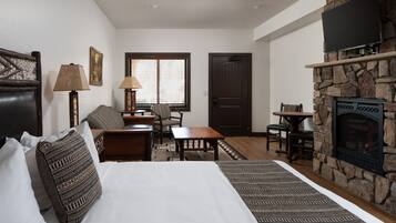 Premium bedding, desk, free WiFi, bed sheets