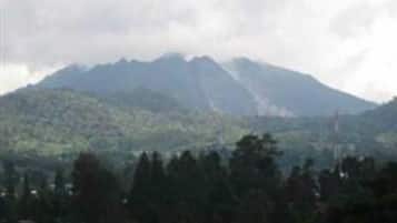 Vue depuis lâhĂ©bergement
