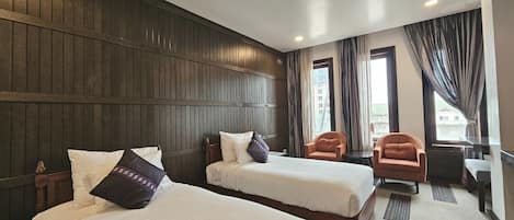Junior Twin Suite ( With View ) | In-room safe, desk, iron/ironing board, free WiFi