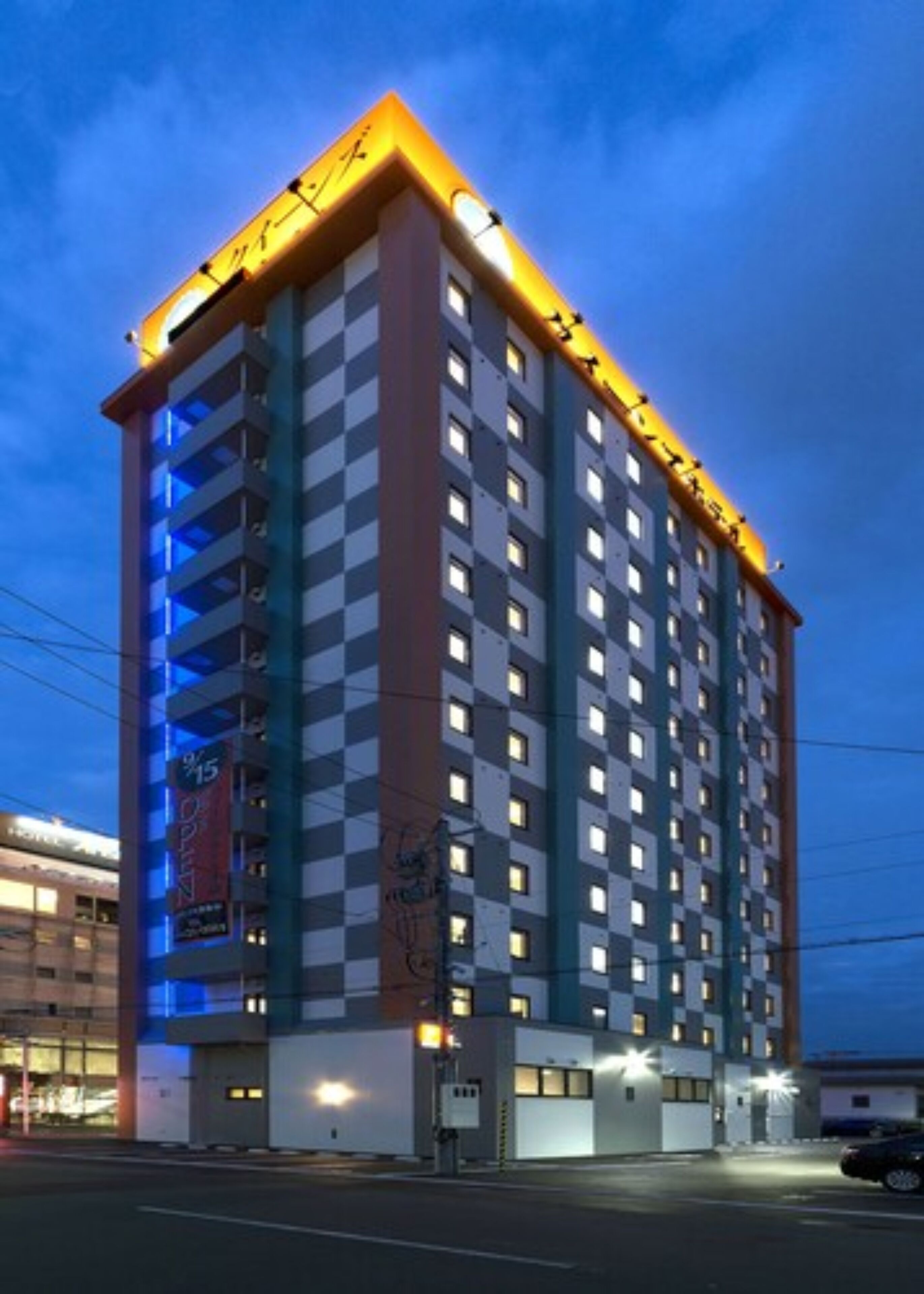 front of property – evening/night