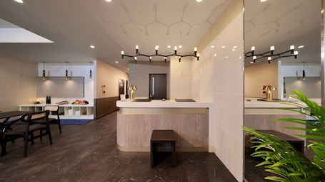 Reception. Tennoji Crystal Hotel